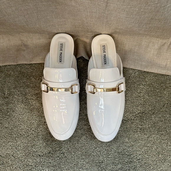 Steve Madden Shoes Steve Madden Mules Whitegold Size 6 Poshmark
